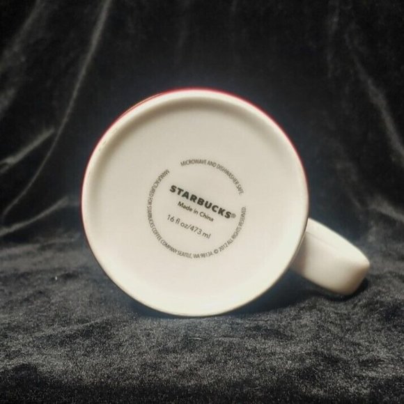Starbucks Collectible 16oz China Mug Coffee Cup Made in China 2012 Dragon - Picture 5 of 9